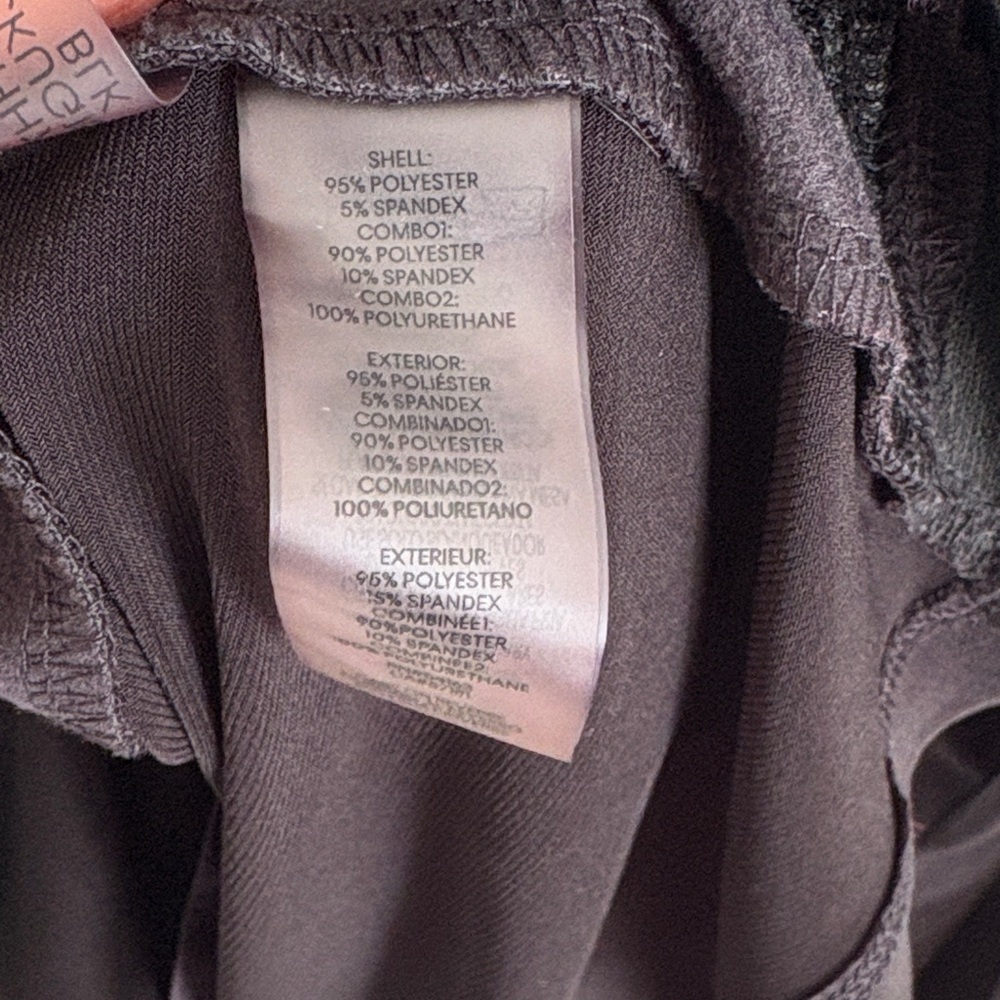 Calvin Klein Women's Black Long Sleeve Top with Faux Leather Details - Picture 3 of 7